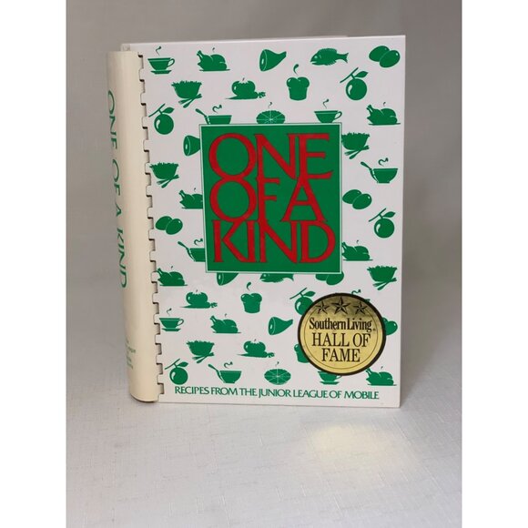 One Of A Kind Cookbook Junior League Of Mobile Southern Living Hall Of Fame Vint - Picture 1 of 10